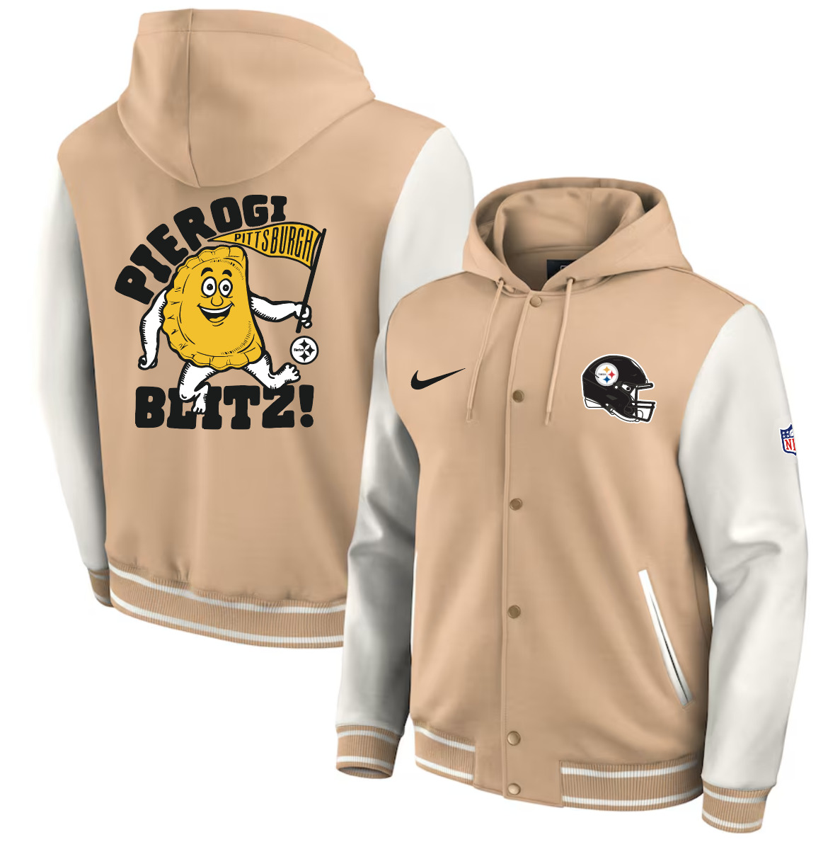 Men 2025 NFL Pittsburgh Steelers jacket syle 1->nfl jacket->Sports Accessory